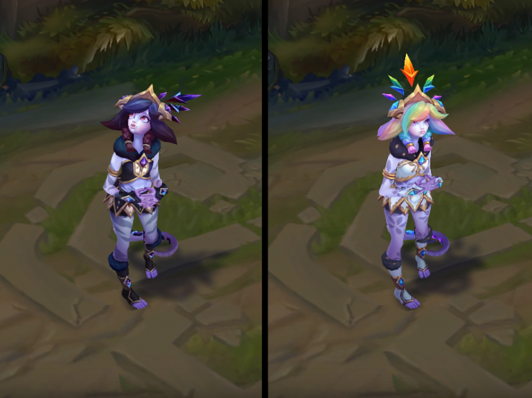 Winter Wonder Neeko Chroma skin - League of Legends skin