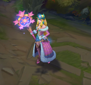 Winter Wonder Soraka Chroma skin - League of Legends skin