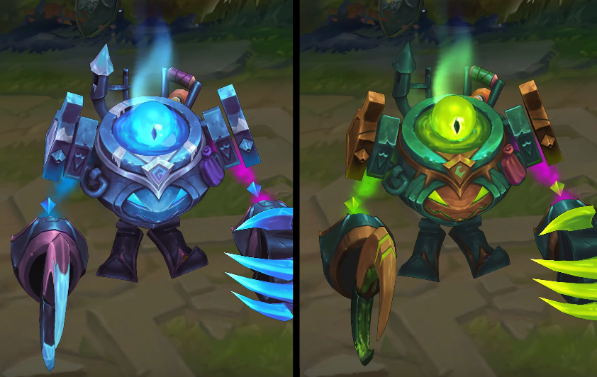 Witch's Brew Blitzcrank chroma skin  pack for league of legends ingame picture