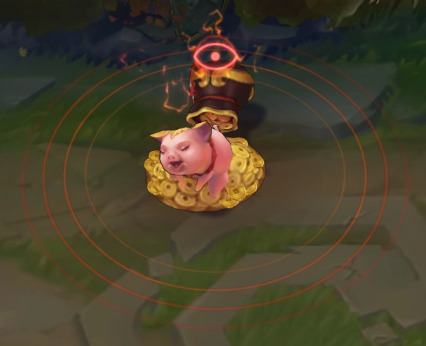 Year of the Pig Ward skin for league of legends ingame picture