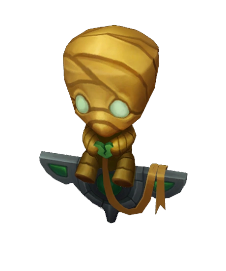 Sad Mummy Ward skin for league of legends ingame picture