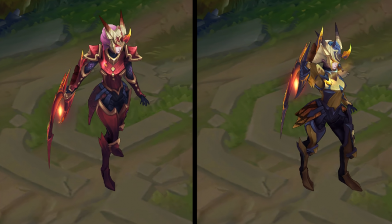 Dragonslayer Diana Chroma skin - League of Legends skin