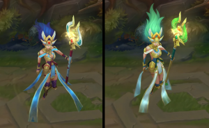 Guardian of the Sands Janna Chroma skin - League of Legends skin