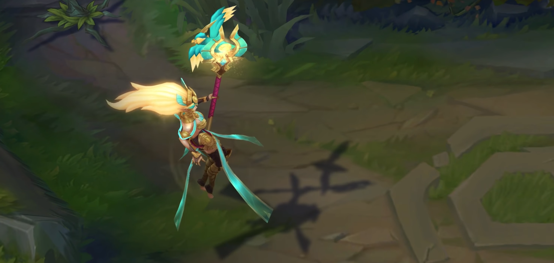 guardian of the sands janna skin for league of legends ingame picture