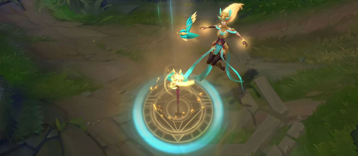 guardian of the sands janna lol skin recall animation