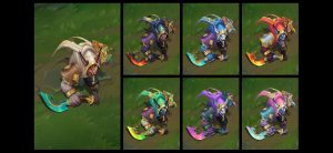 Guardian of the Sands Rengar Chroma skin - League of Legends skin