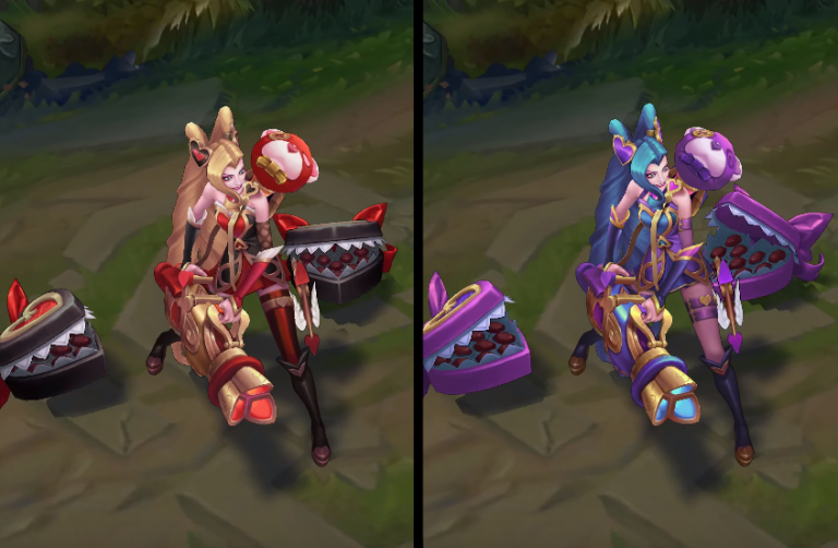 Heartseeker Jinx Chroma skin - League of Legends skin