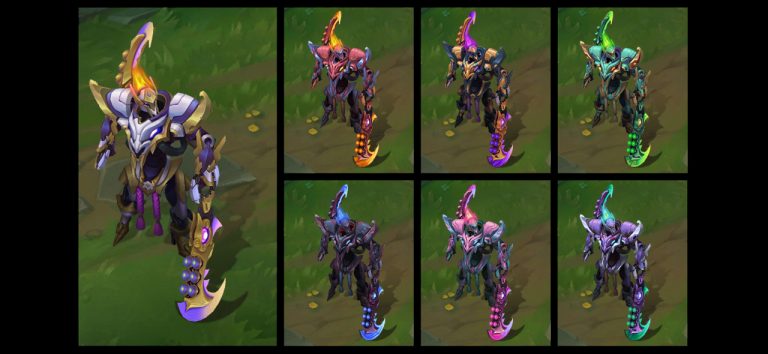 Mecha Kingdoms Draven Chroma skin - League of Legends skin