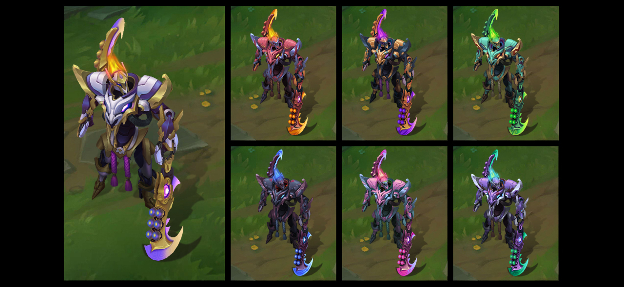 mecha kingdoms draven chroma skin for league of legends ingame picture