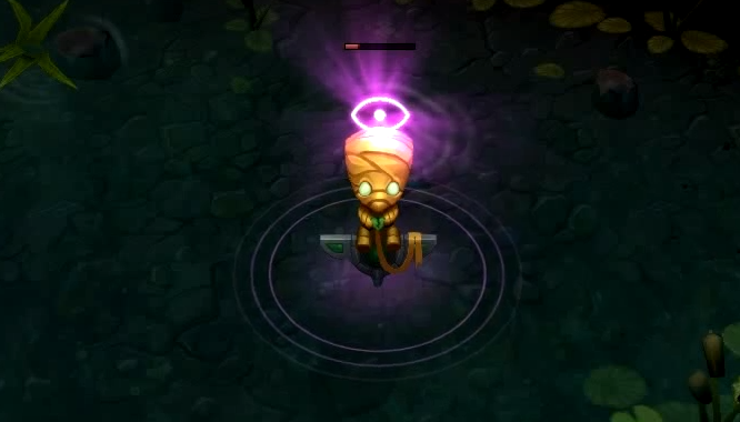 Sad Mummy Ward skin for league of legends ingame picture